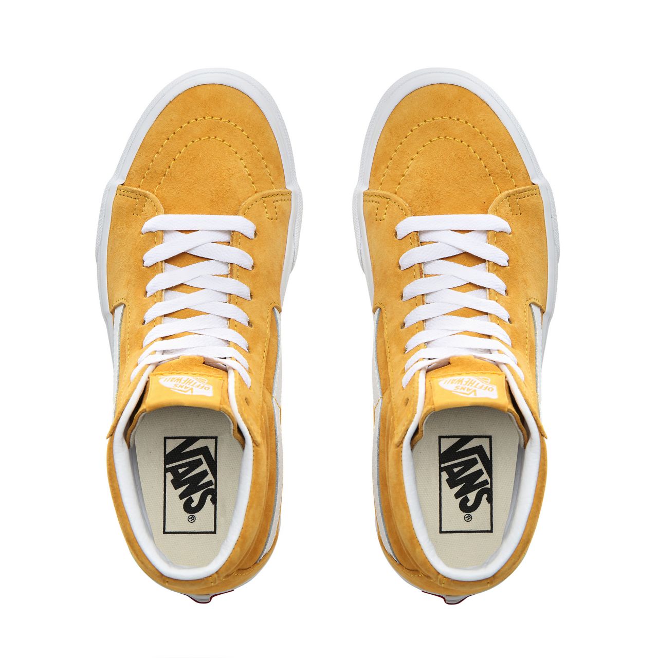 Vans Pig Suede Sk8-Hi Classic Womens - (Pig Suede) Mango Mojito/True White VN0A4BV6V77 Shoes