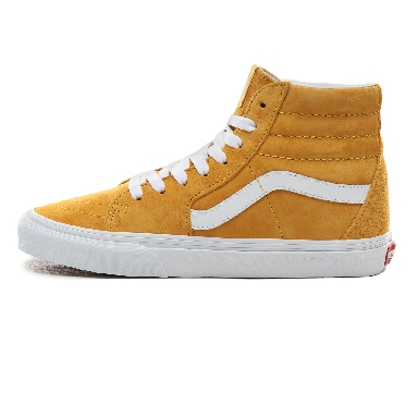 Vans Pig Suede Sk8-Hi Classic Womens - (Pig Suede) Mango Mojito/True White VN0A4BV6V77 Shoes