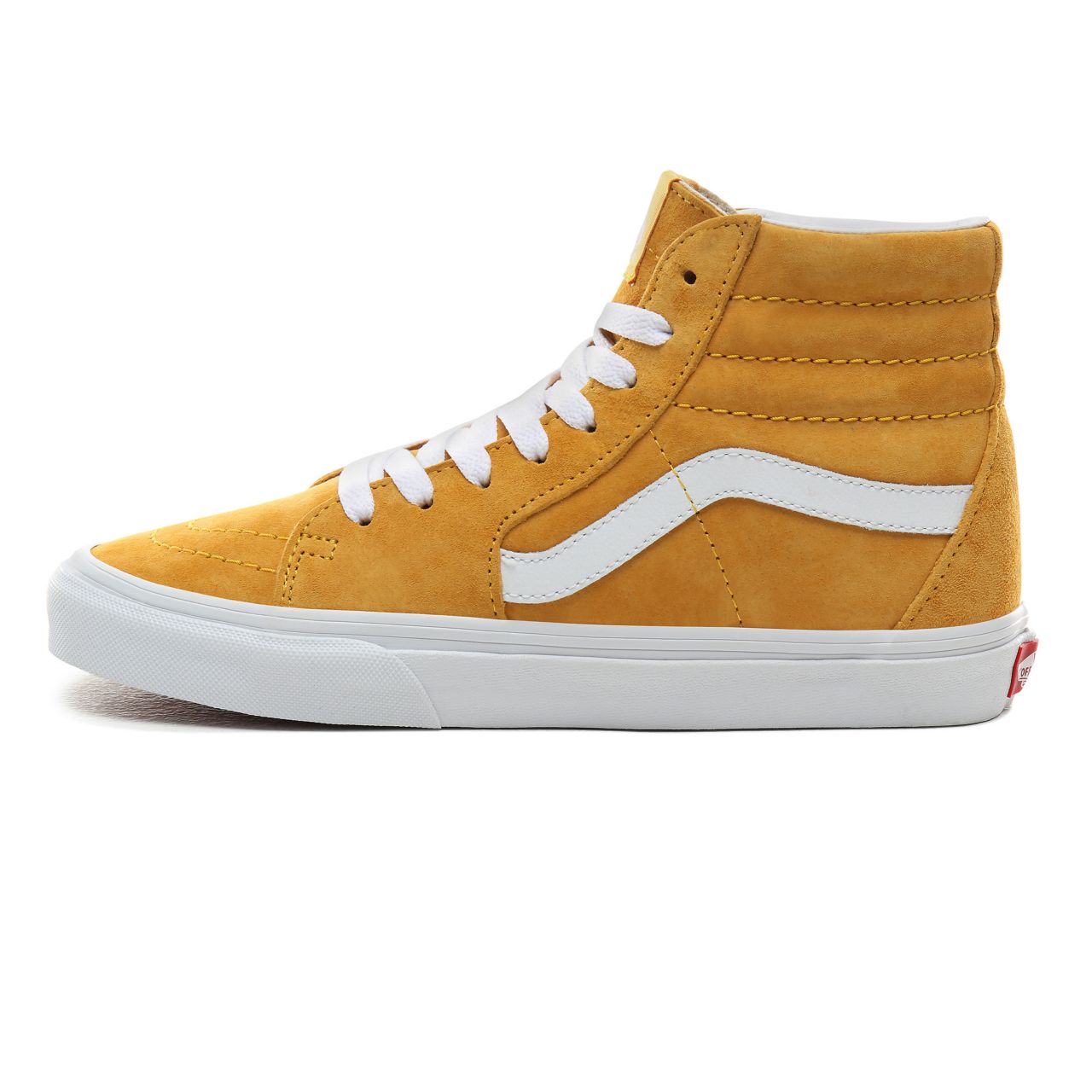 Vans Pig Suede Sk8-Hi Classic Womens - (Pig Suede) Mango Mojito/True White VN0A4BV6V77 Shoes