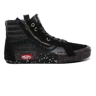 Vans Glitter Mix SK8-Hi Reissue CAP Classic Womens - (Glitter Mix) black/true white VN0A3WM1TUS Shoes