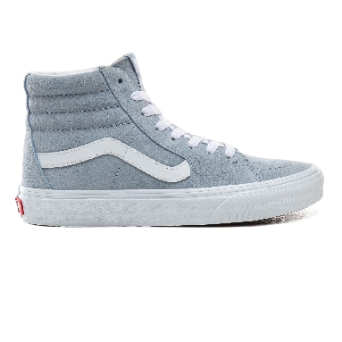 Vans Pig Suede Sk8-Hi Classic Womens - (Pig Suede) Blue Fog/True White VN0A4BV6V4Z Shoes