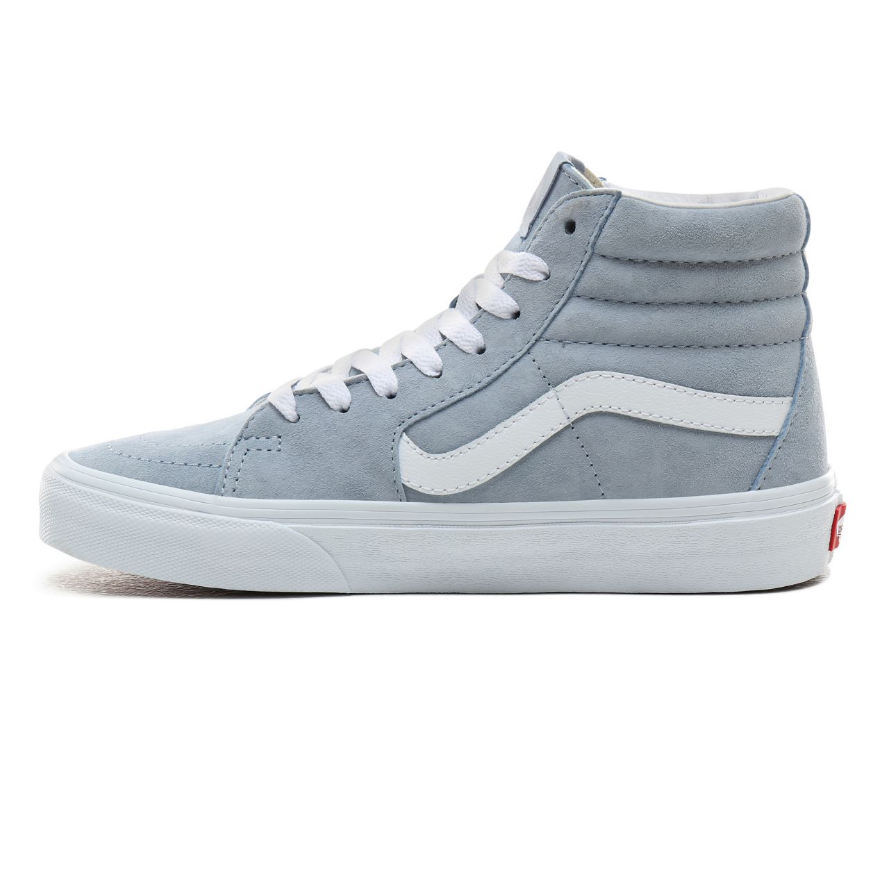 Vans Pig Suede Sk8-Hi Classic Womens - (Pig Suede) Blue Fog/True White VN0A4BV6V4Z Shoes