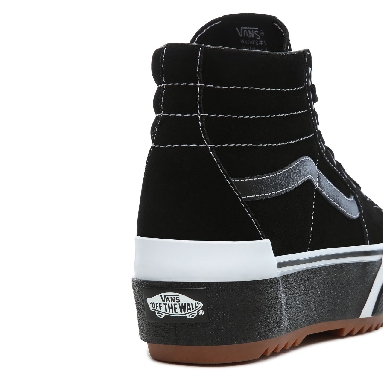 Vans Suede SK8-Hi Stacked Classic Womens - (Suede) black/gum VN0A4BTWLF9 Shoes