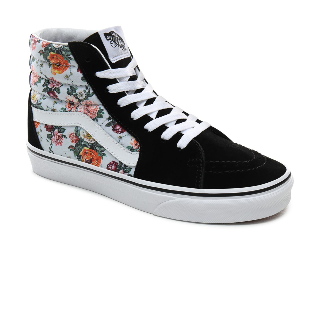 Vans Garden Floral Sk8-Hi Classic Womens - (Garden Floral) True White VN0A4BV6V3F Shoes