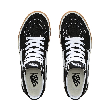 Vans Sk8-Hi Stacked Classic Womens - Black Checkerboard VN0A4BTW95Y Shoes