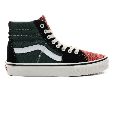 Vans Varsity Sk8-Hi Classic Womens - (Varsity) Multicolour/Blanc de blanc VN0A4BV6V9H Shoes