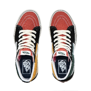 Vans Varsity Sk8-Hi Classic Womens - (Varsity) Multicolour/Blanc de blanc VN0A4BV6V9H Shoes