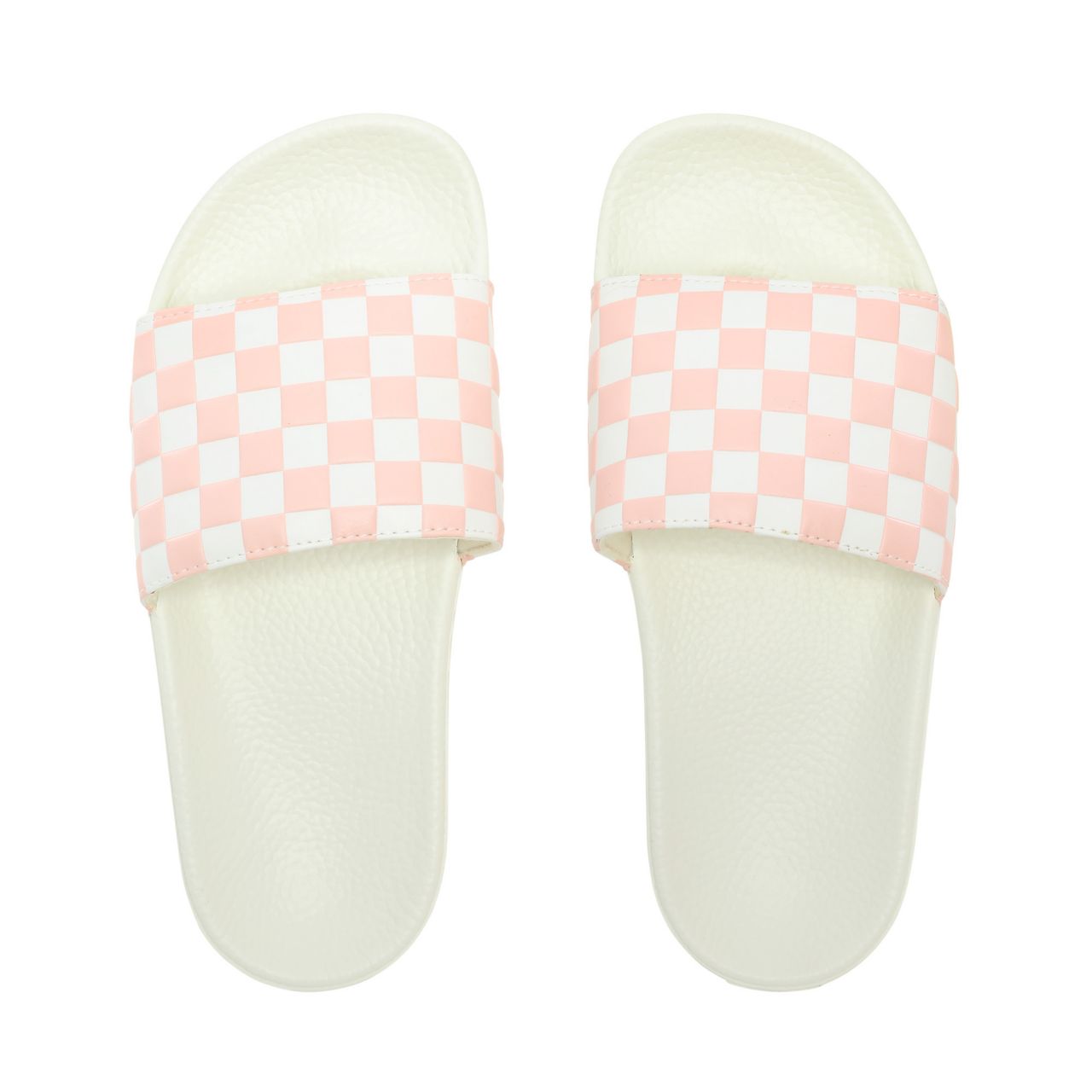 Vans Checkerboard Slide-On Sandals Womens - (Checkerboard) Pearl/Marshmallow VN0A38IISZN Shoes