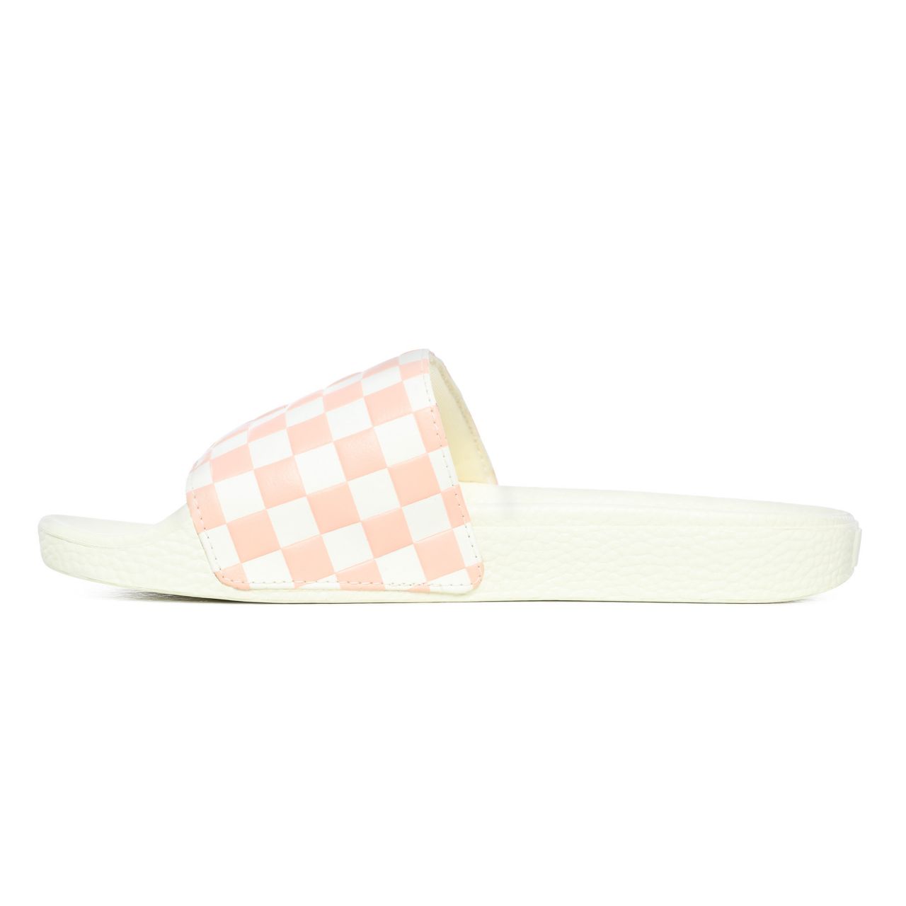 Vans Checkerboard Slide-On Sandals Womens - (Checkerboard) Pearl/Marshmallow VN0A38IISZN Shoes