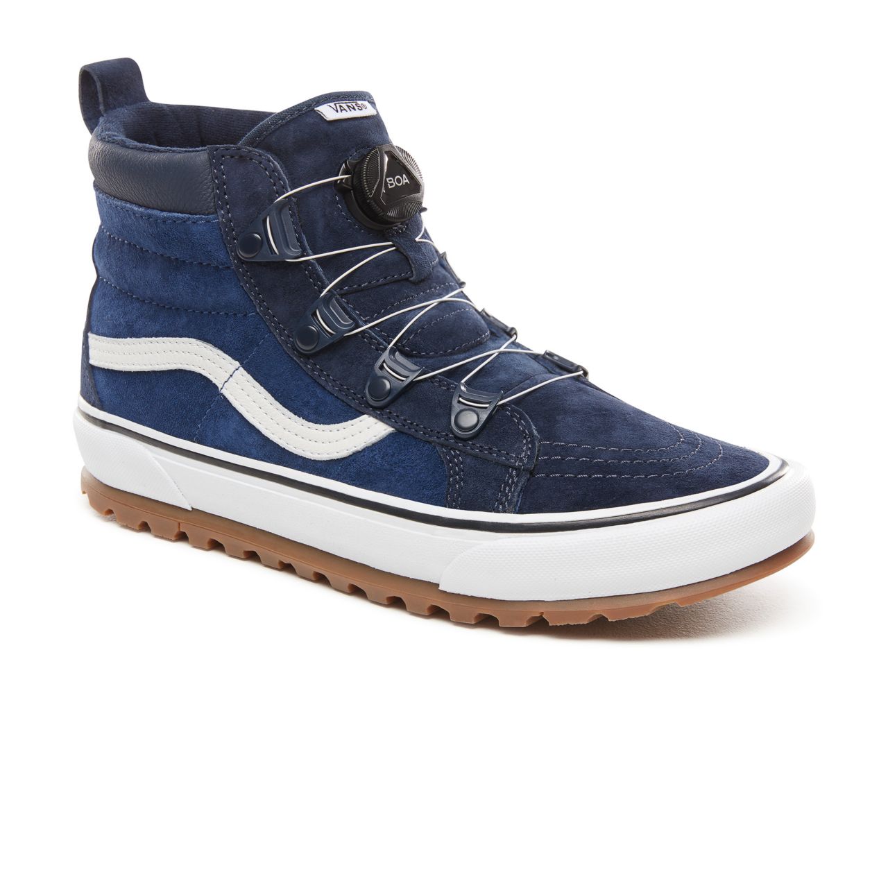 Vans Sk8-Hi MTE Boa Classic Mens Womens - (Mte) Navy/True White VN0A3ZCGUQE Shoes