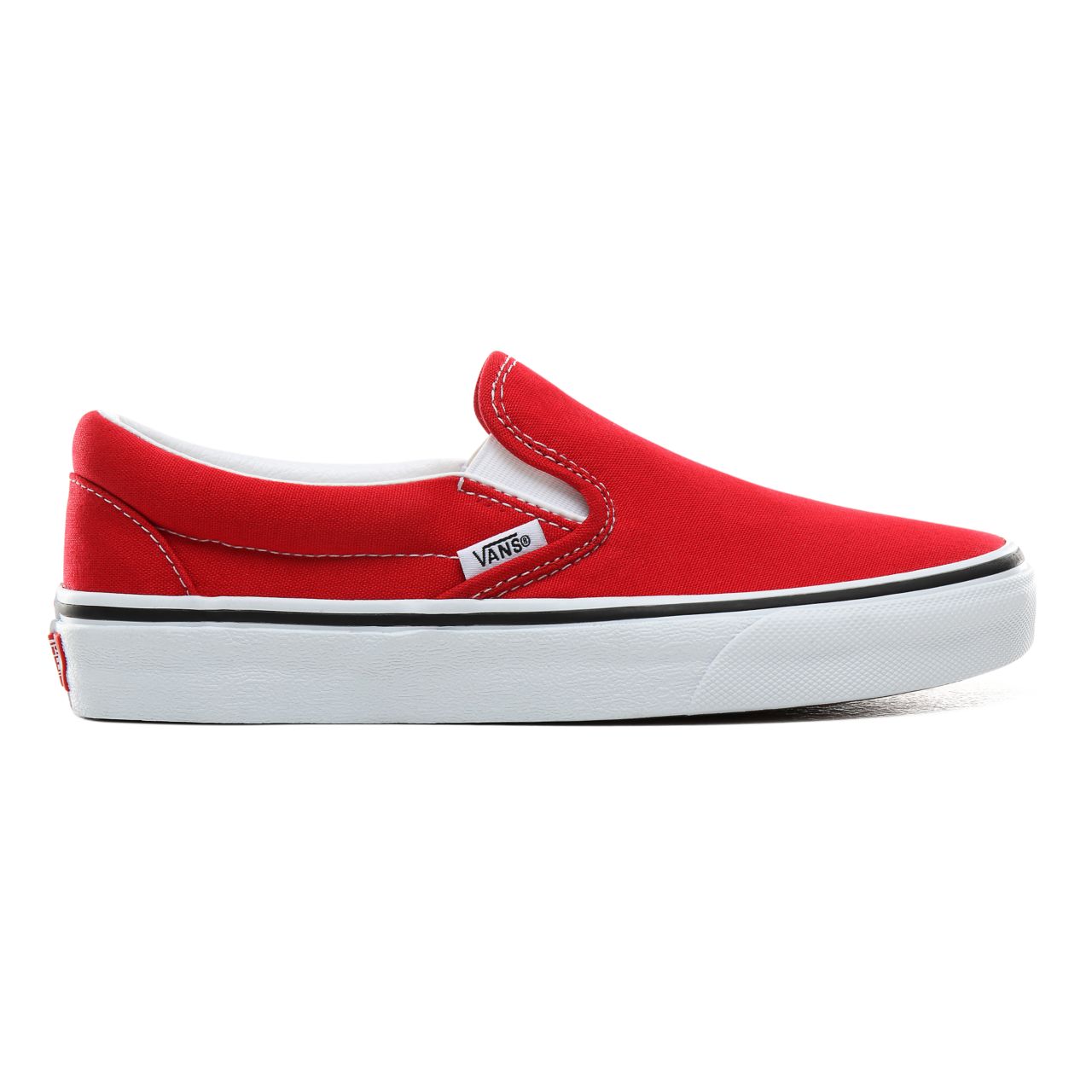 Vans Slip-On Classic Womens - Racing Red/True White VN0A4BV3JV6 Shoes