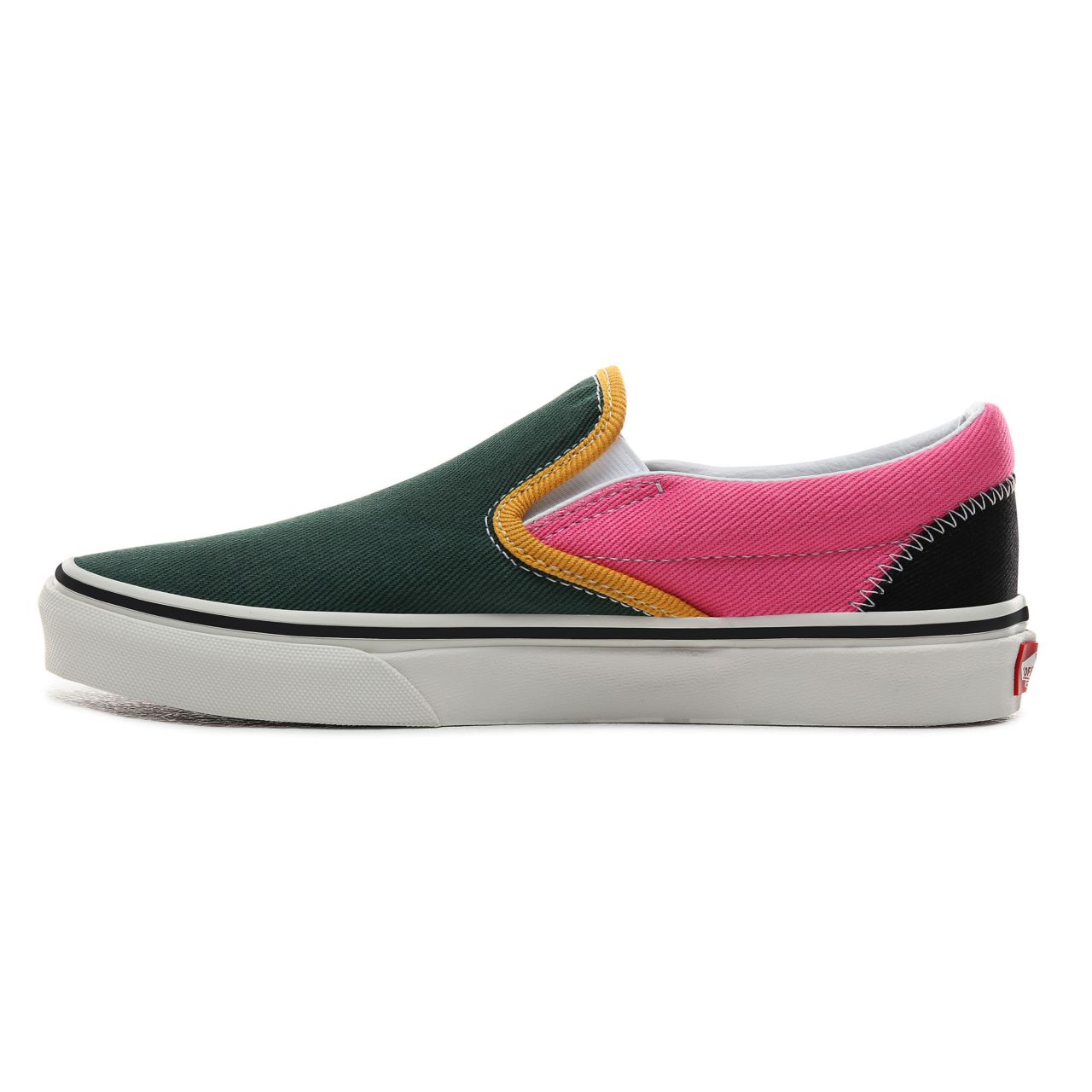 Vans Varsity Classic Slip-On Classic Womens - (Varsity) Multicolour/Blanc de blanc VN0A4BV3V9H Shoes