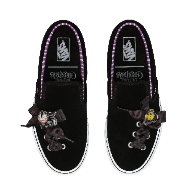 Vans Disney x Vans Classic Slip-On Lace Classic Womens - (Disney) haunted toys/Nightmare VN0A4P3BTC5 Shoes