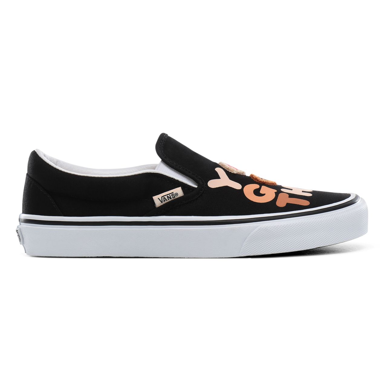 Vans Breast Cancer Awareness Classic Slip-On Classic Womens - (Breast Cancer) you got this/true white VN0A4BV3T4U Shoes