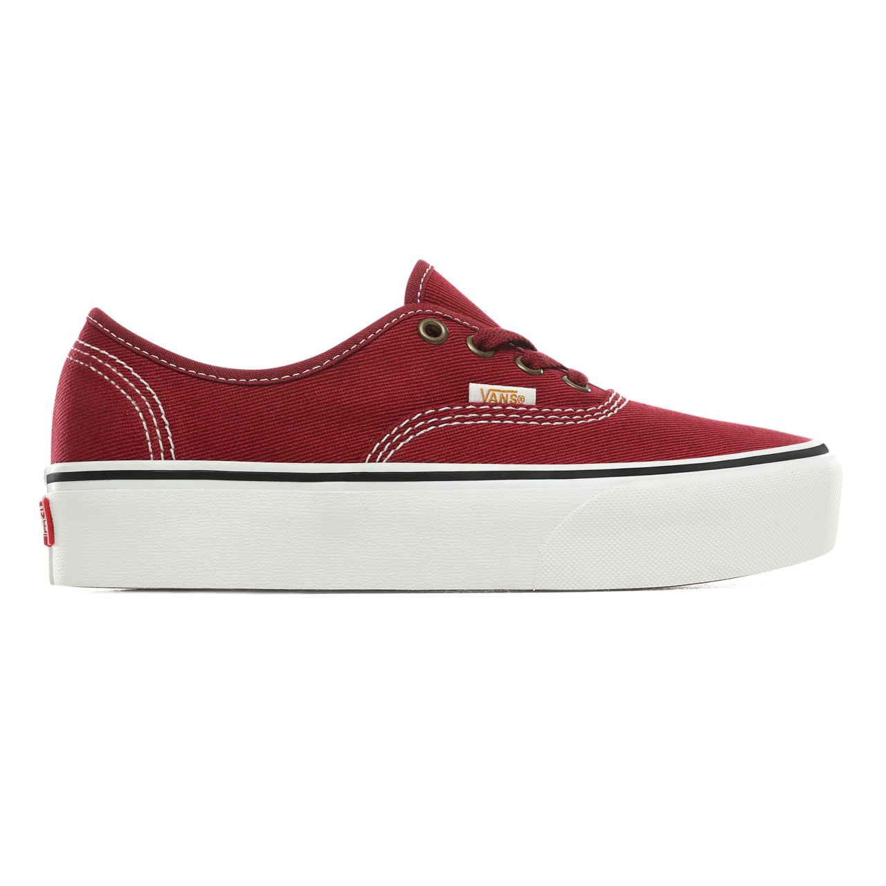 Vans Authentic Platform 2.0 Classic Womens - Biking Red/Blanc de blanc VN0A3AV8WQ9 Shoes