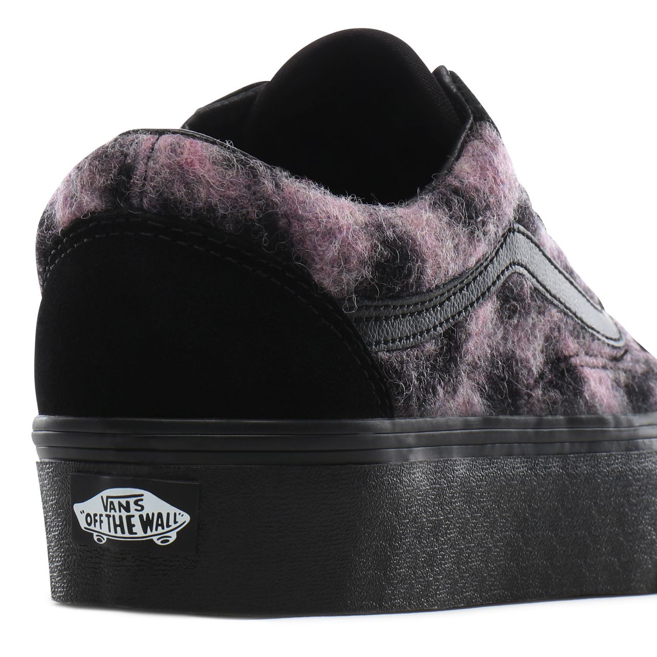 Vans Mix Leopard Old Skool Platform Classic Womens - (Mix Leopard) pink/black VN0A3B3UTRE Shoes