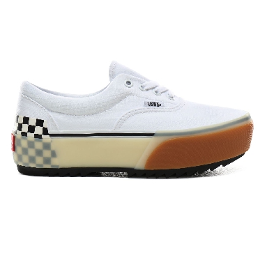 Vans Era Stacked Classic Womens - White/Checkerboard VN0A4BTOTDC Shoes