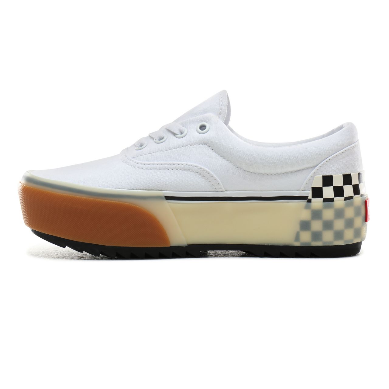 Vans Era Stacked Classic Womens - White/Checkerboard VN0A4BTOTDC Shoes