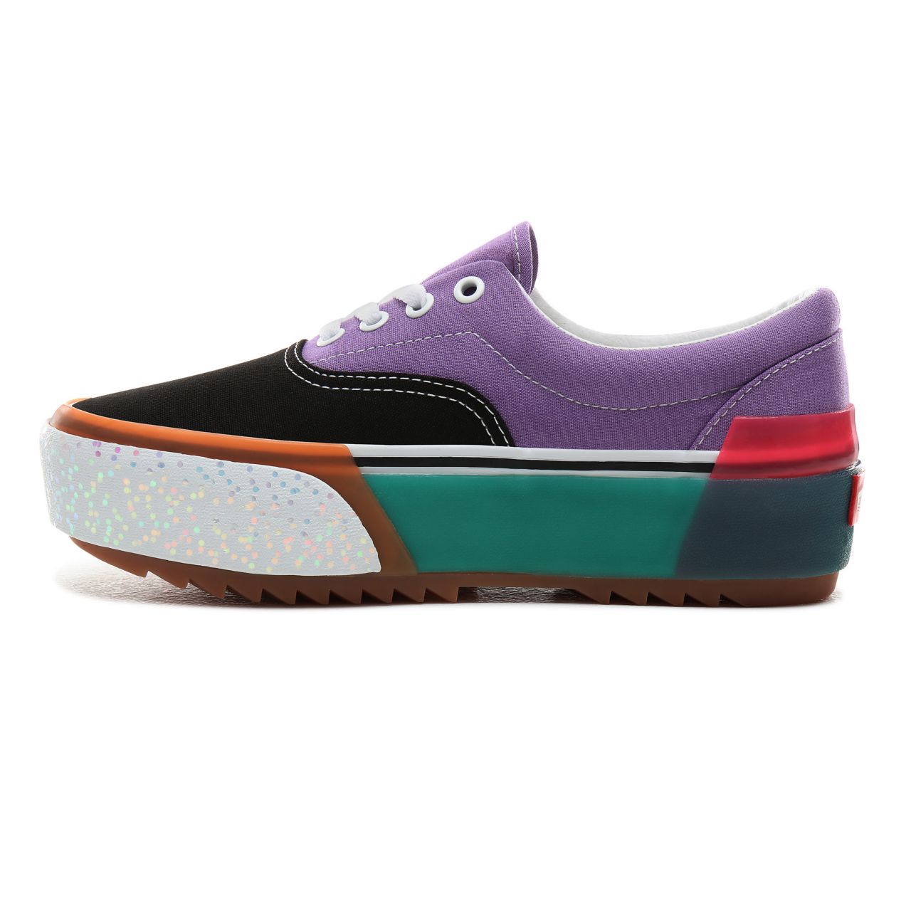 Vans Confetti Era Stacked Classic Womens - (Confetti) Fairy Wren/Sea Green VN0A4BTOVYF Shoes