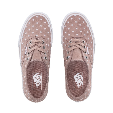 Vans Suede Polka Dot Authentic Platform 2.0 Classic Womens - (Suede Polka Dot) shadow gray/true white VN0A3AV8T7U Shoes