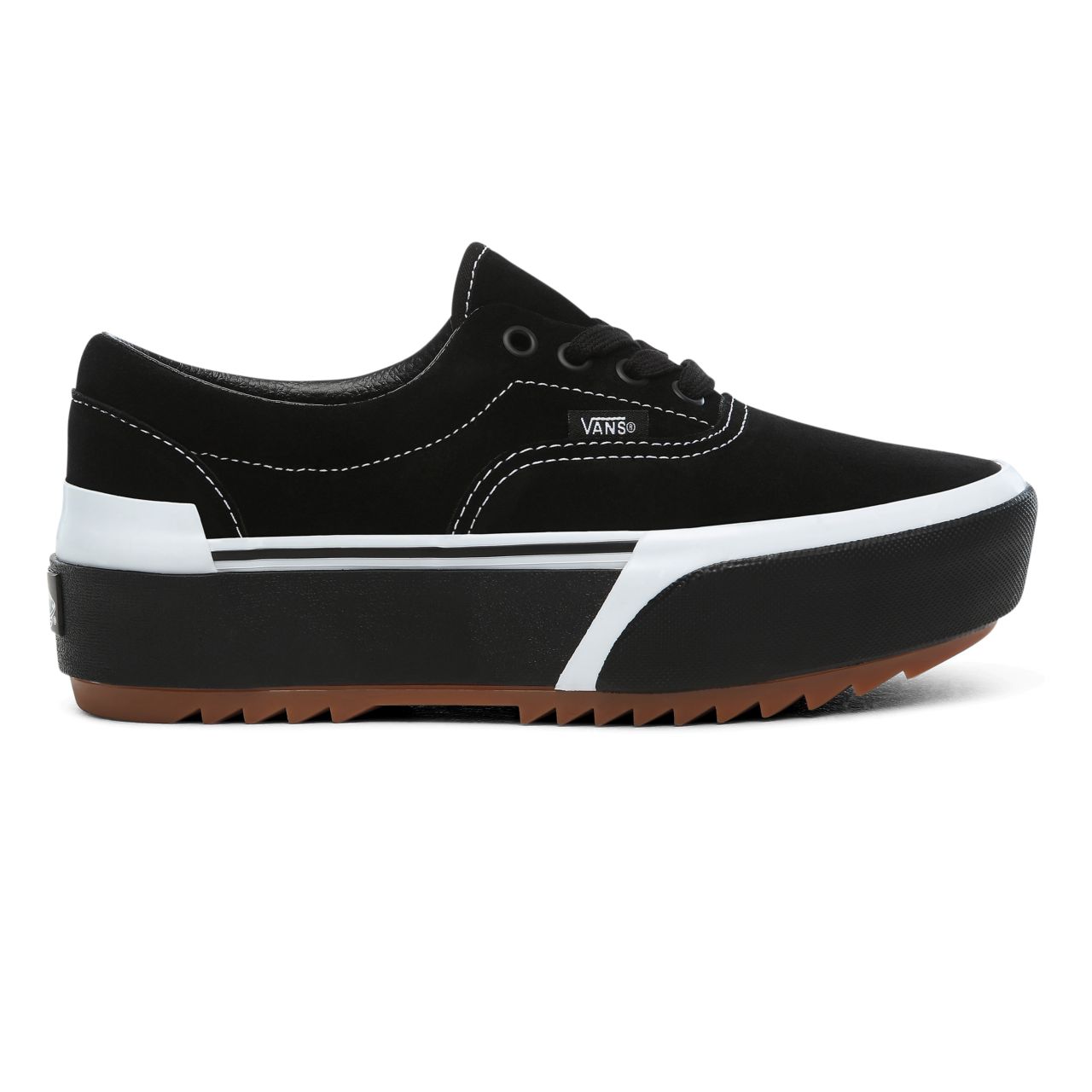 Vans Suede Era Stacked Classic Womens - (Suede) black/gum VN0A4BTOLF9 Shoes