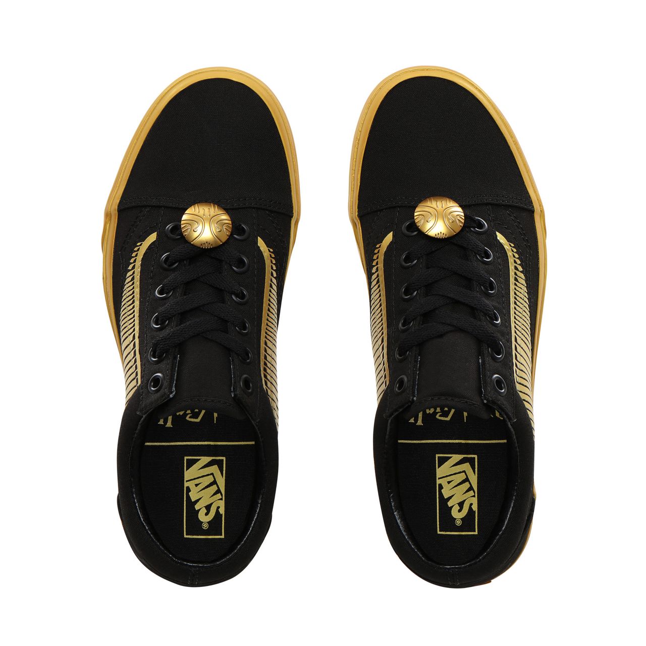 Vans x HARRY POTTER Golden Snitch Old Skool Classic Womens - (Harry Potter) Golden Snitch/Black VN0A4BV5V3K Shoes