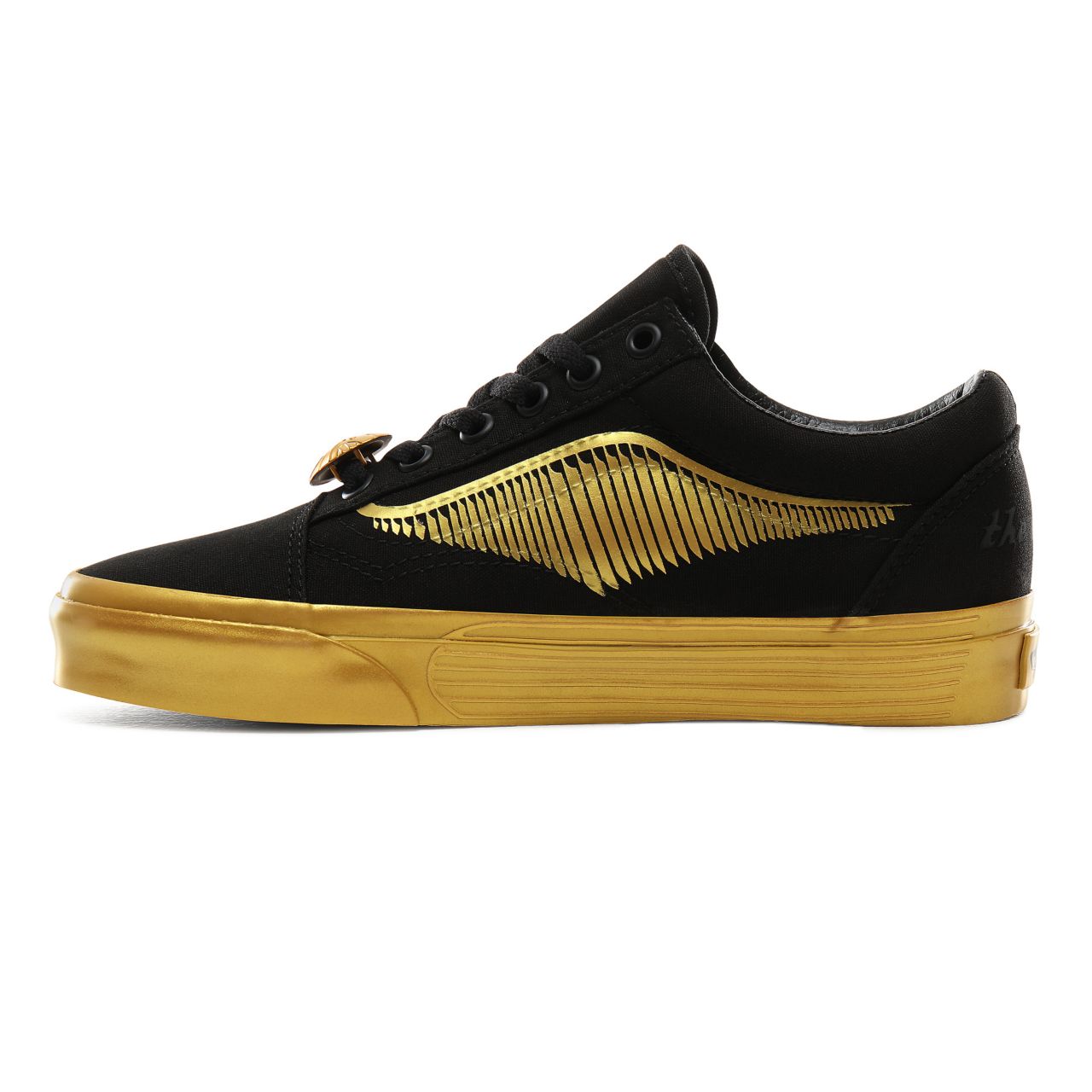 Vans x HARRY POTTER Golden Snitch Old Skool Classic Womens - (Harry Potter) Golden Snitch/Black VN0A4BV5V3K Shoes