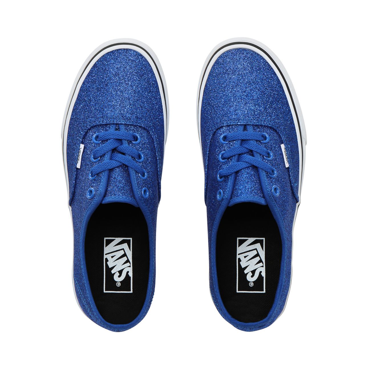 Vans Glitter Authentic Classic Womens - (Glitter) Princess Blue/True White VN0A2Z5IV4Q Shoes