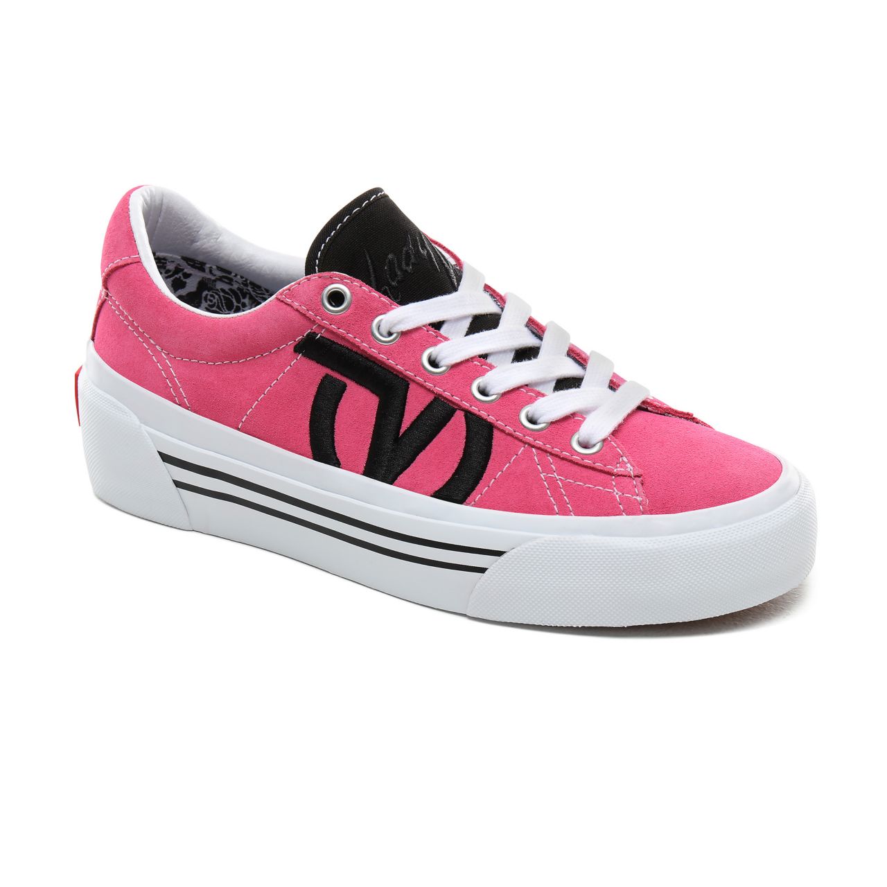 Vans Lady Vans Sid NI Classic Womens - (Lady Vans) Azalea Pink/True White VN0A4BNFVXR Shoes