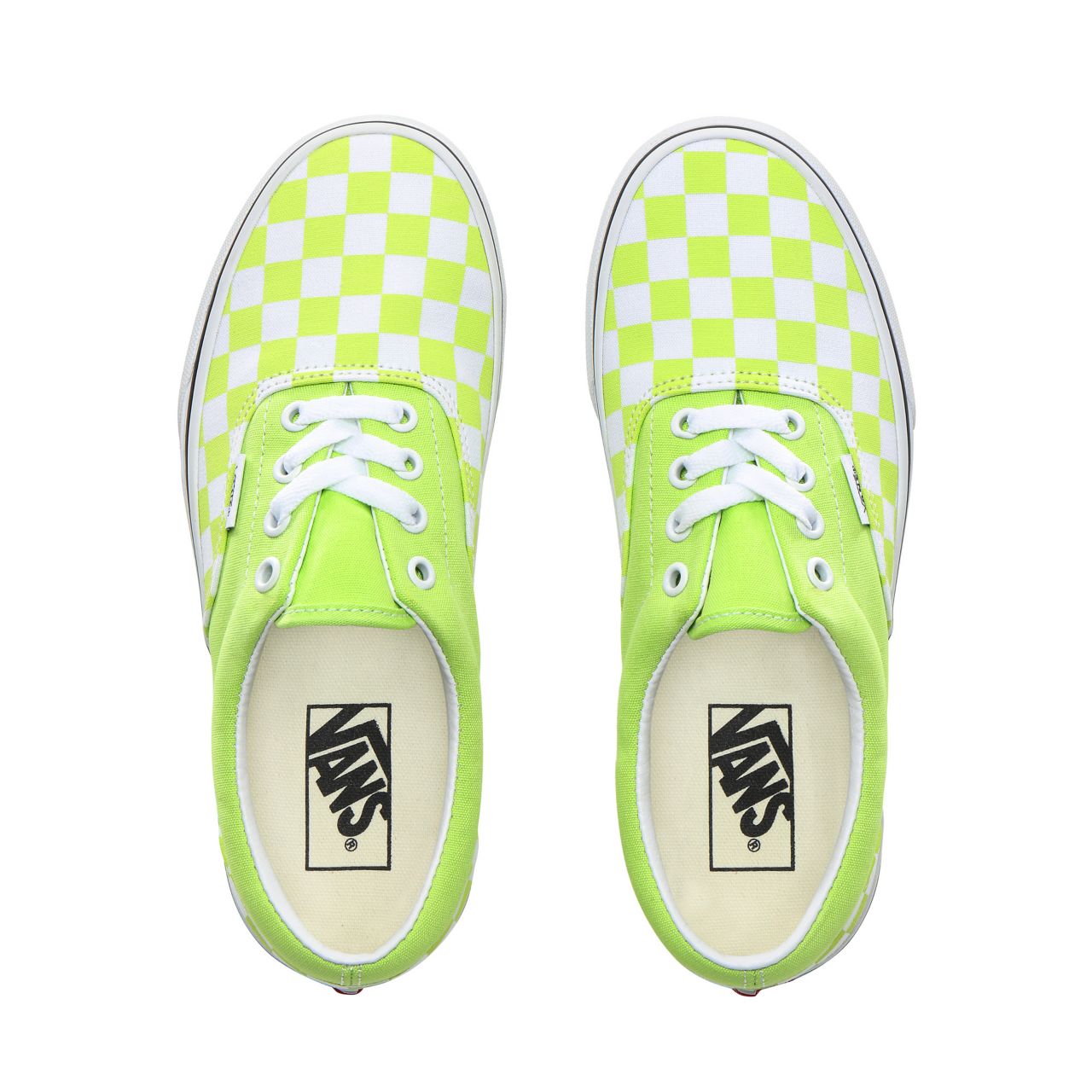 Vans Checkerboard Era Classic Womens - (Checkerboard) Sharp Green/True White VN0A4BV4VXK Shoes