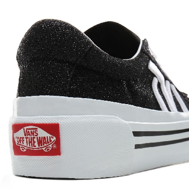 Vans Glitter Sid NI Classic Womens - (Glitter) Black/True White VN0A4BNFXME Shoes