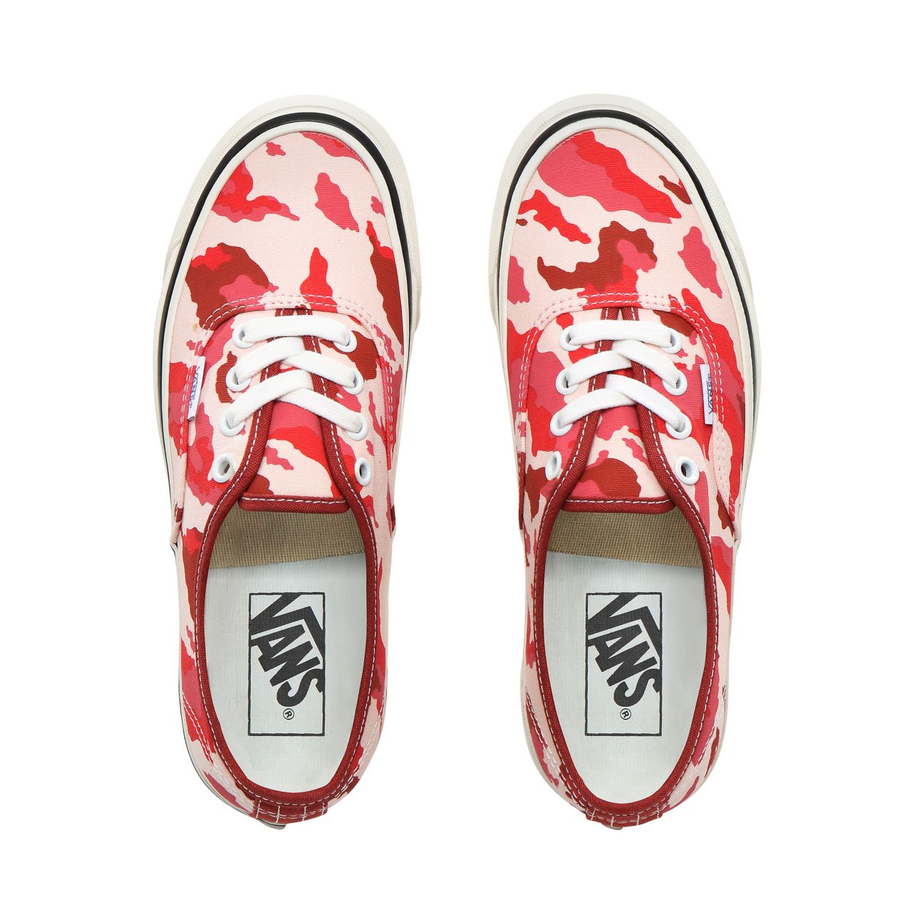 Vans Anaheim Factory Authentic 44 DX Classic Womens - (Anaheim Factory) Camo/Red VN0A38ENV7H Shoes