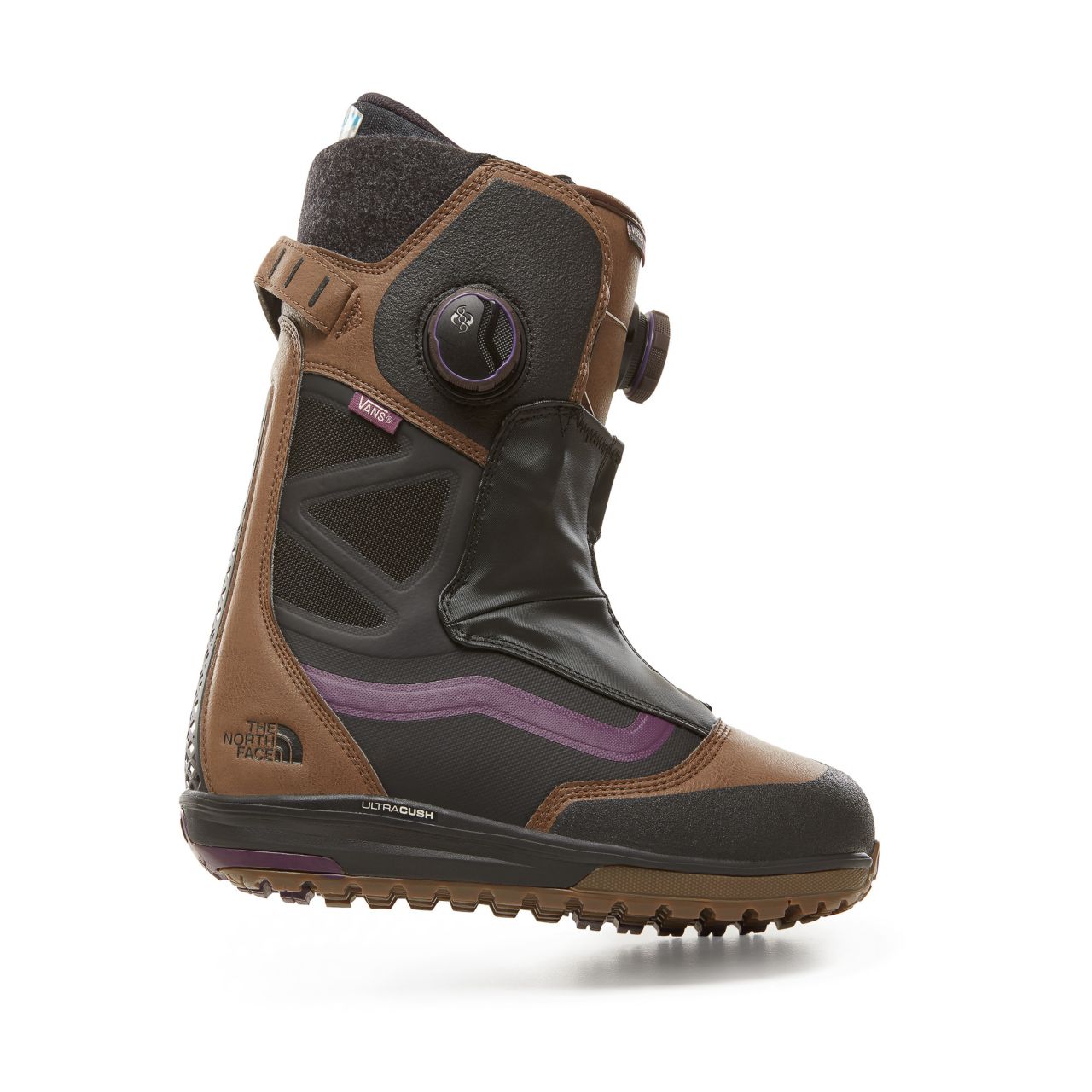 Vans x The North Face Blake Paul Verse Snowboots Mens Womens - Brown/Purple (Tnf / Blake Paul) VA3DIQREM Shoes