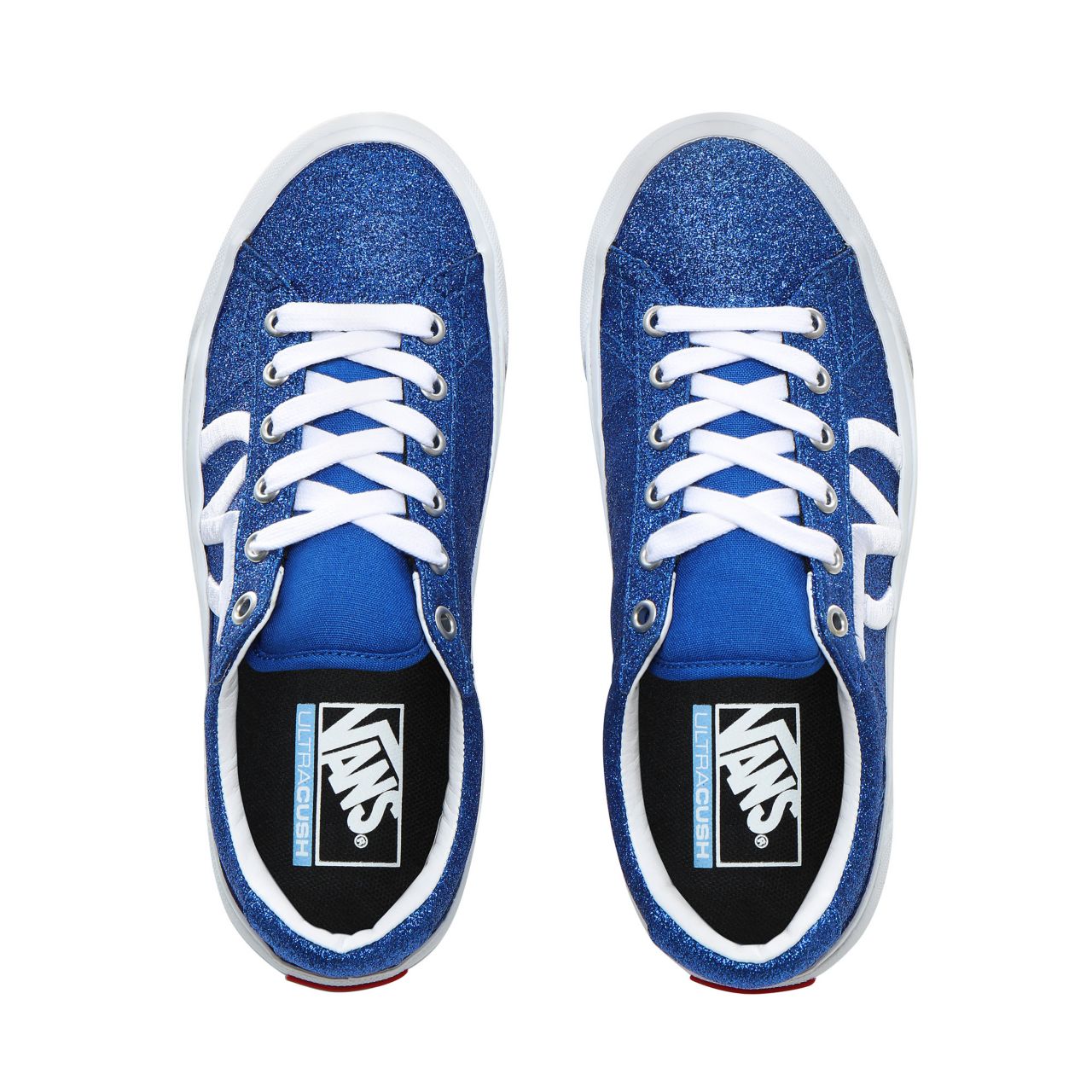 Vans Glitter Sid NI Classic Womens - (Glitter) Princess Blue/True White VN0A4BNFV4Q Shoes