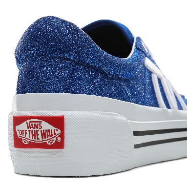 Vans Glitter Sid NI Classic Womens - (Glitter) Princess Blue/True White VN0A4BNFV4Q Shoes