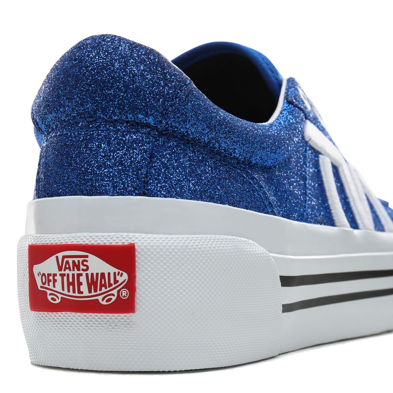 Vans Glitter Sid NI Classic Womens - (Glitter) Princess Blue/True White VN0A4BNFV4Q Shoes