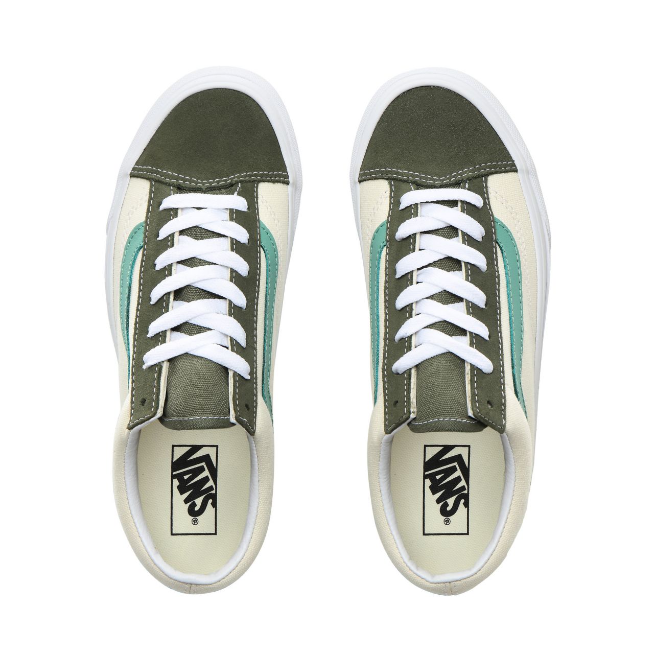 Vans Retro Sport Style 36 Classic Womens - (Retro Sport) Deep lichen Green/Creme de Menthe VN0A3DZ3VY0 Shoes