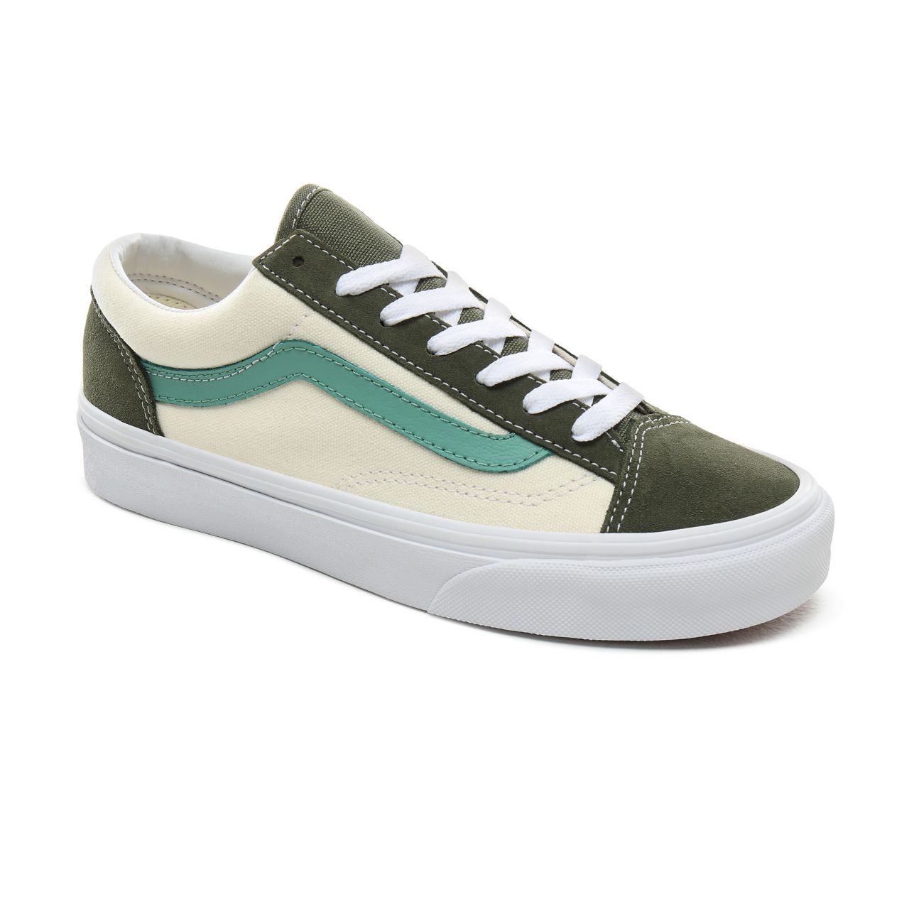 Vans Retro Sport Style 36 Classic Womens - (Retro Sport) Deep lichen Green/Creme de Menthe VN0A3DZ3VY0 Shoes