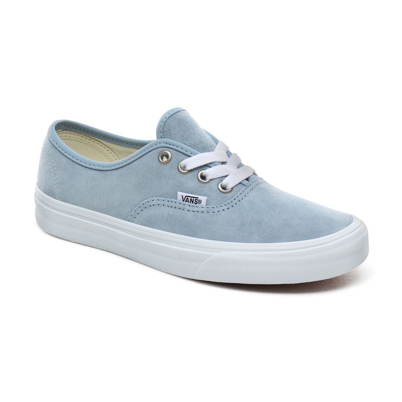 Vans Pig Suede Authentic Classic Womens - (Pig Suede) Blue Fog/True White VN0A2Z5IV4Z Shoes