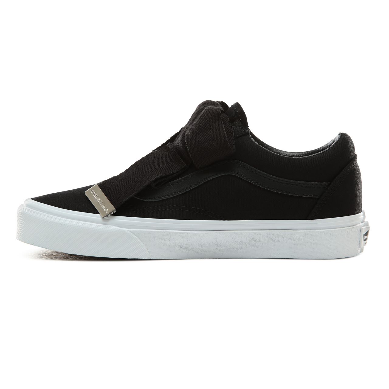 Vans Herringbone Lace Old Skool Classic Womens - (Herringbone Lace) Black/True White VN0A4BTSVZR Shoes