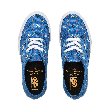 Vans x Vivienne Westwood Authentic Classic Womens - (Vivienne Westwood) Thunderbolt Orbs/True White VN0A2Z5IV7C Shoes