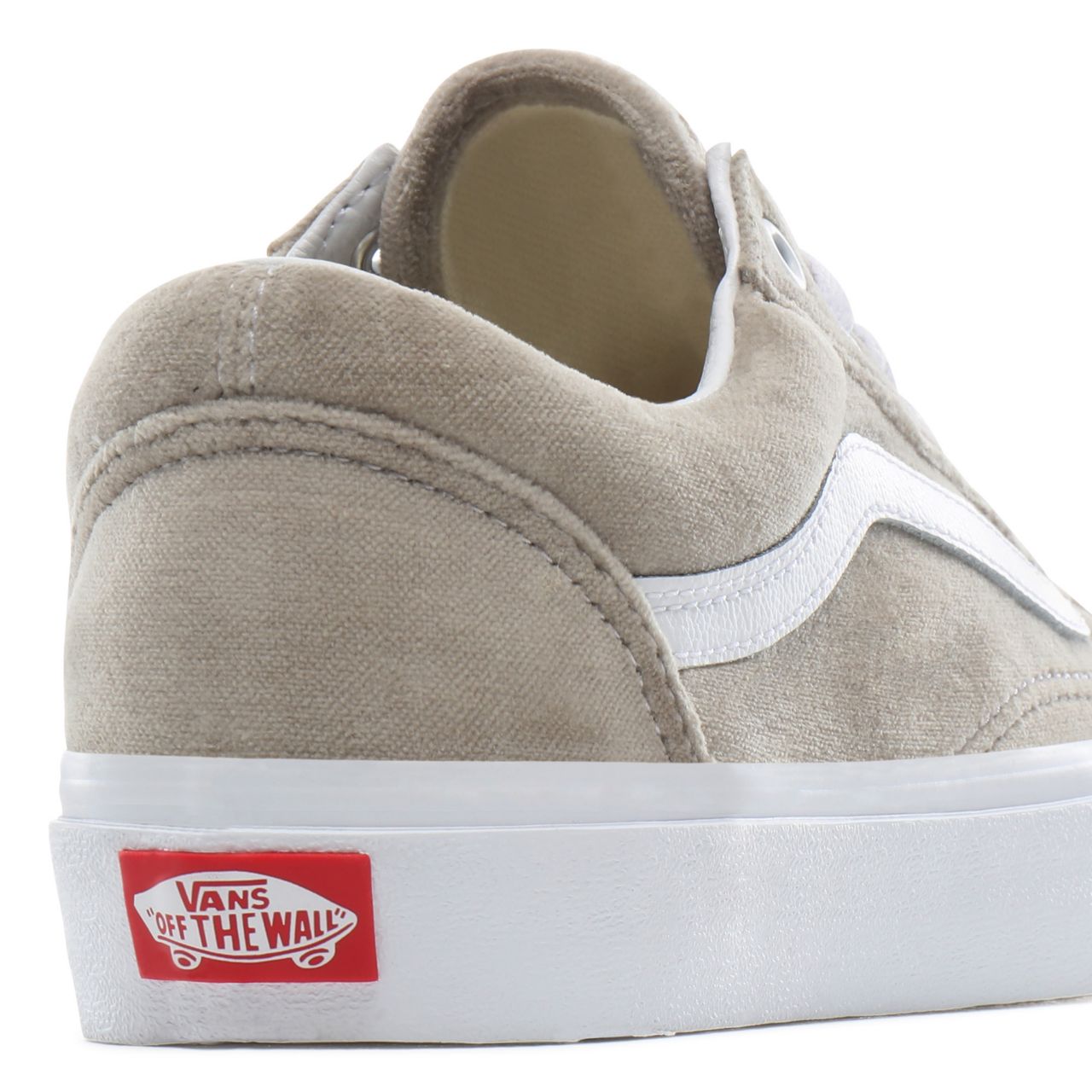 Vans Velvet Old Skool Classic Womens - (Velvet) gray/true white VN0A4BV5TCH Shoes