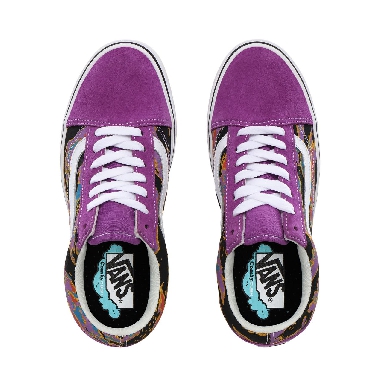 Vans Suede ComfyCush Old Skool Classic Womens - (Suede) dewberry/tiger camo VN0A3WMATFH Shoes