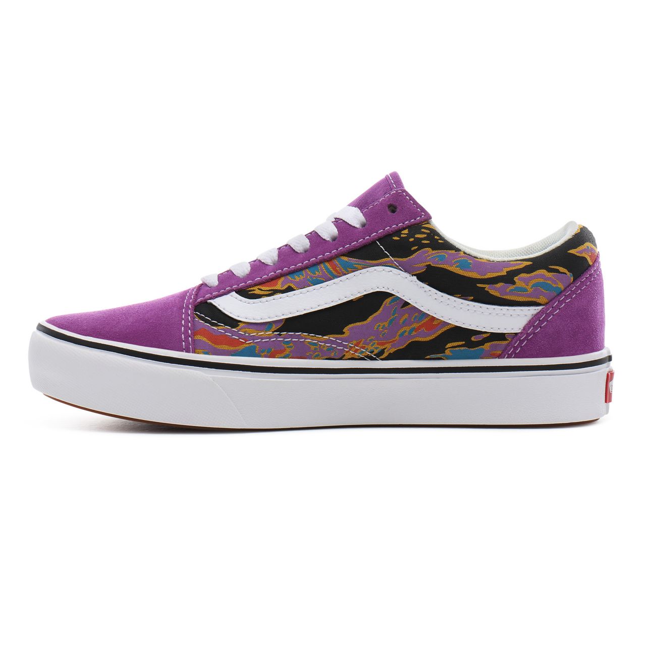 Vans Suede ComfyCush Old Skool Classic Womens - (Suede) dewberry/tiger camo VN0A3WMATFH Shoes