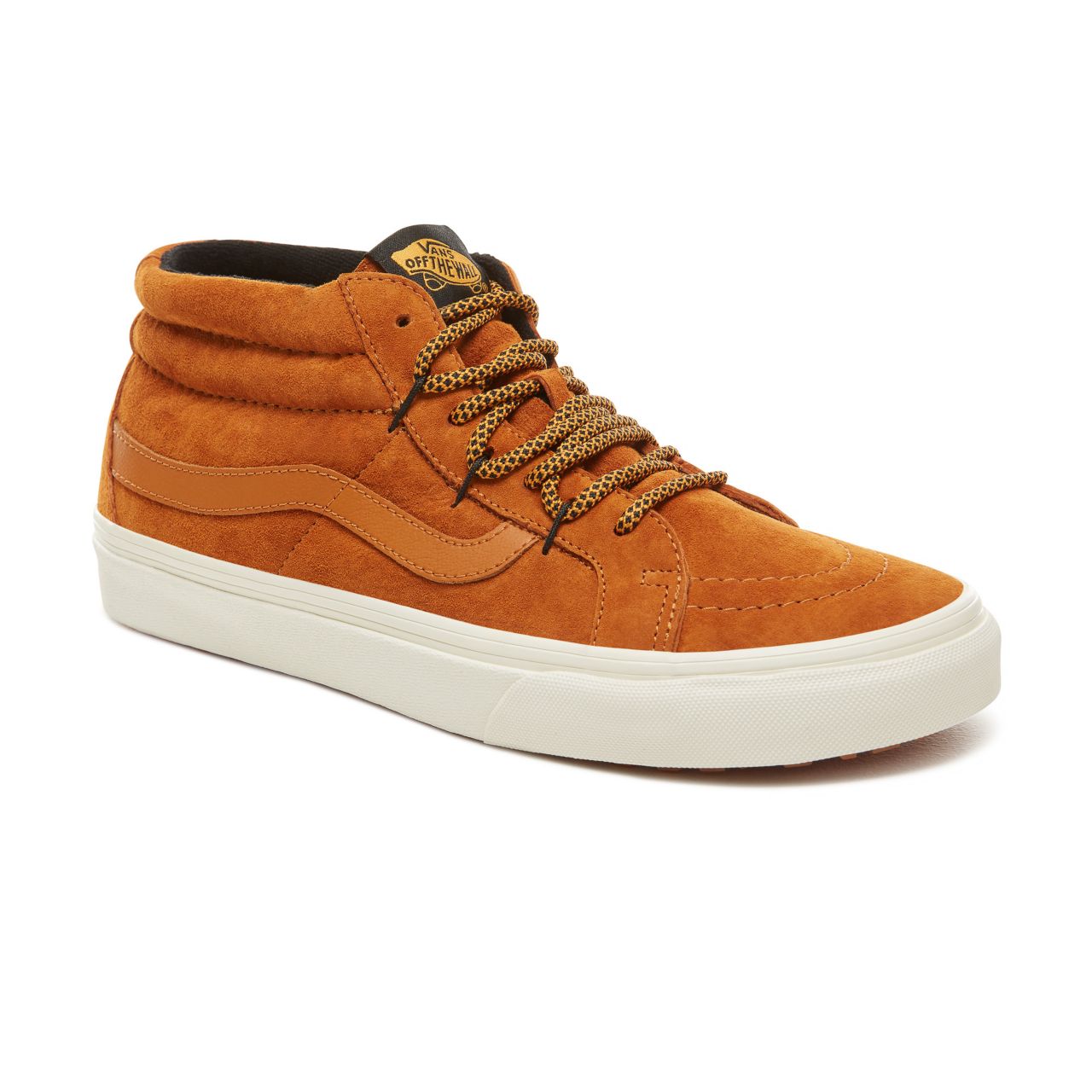 Vans Sk8-Mid Reissue Ghillie MTE Classic Mens Womens - (Mte) Sudan Brown/Marshmallow VA3TKQUCS Shoes