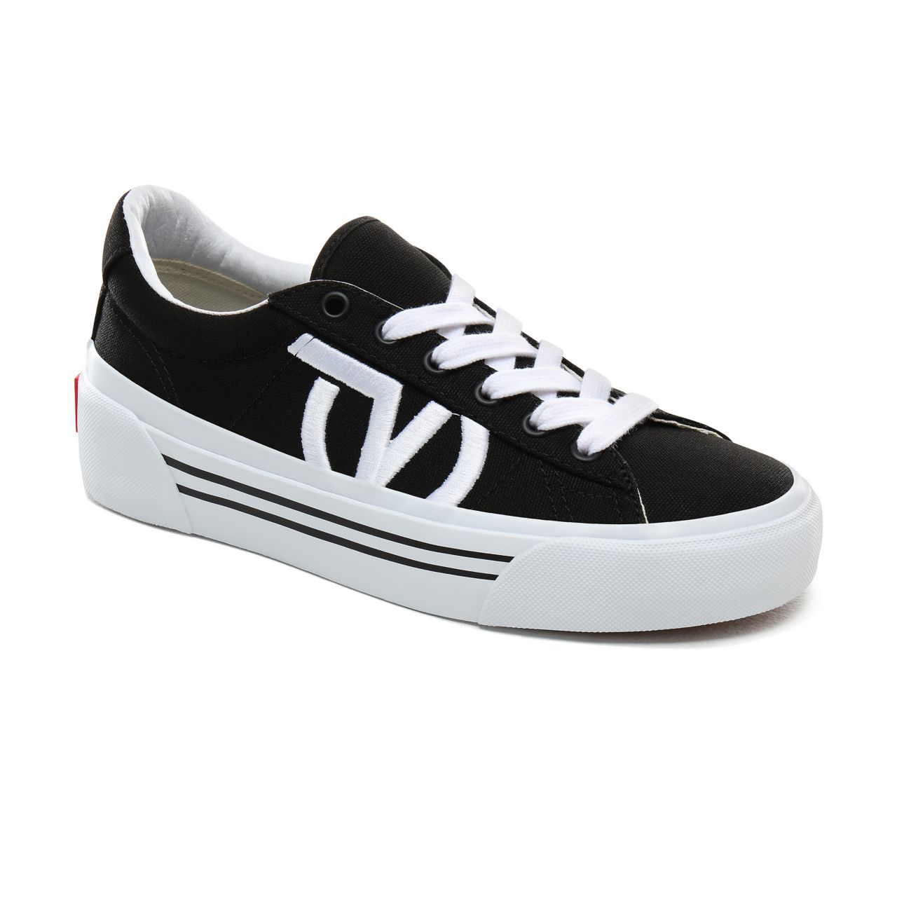 Vans Staple Sid NI Classic Womens - (Staple) Black/True White VN0A4BNFOS7 Shoes