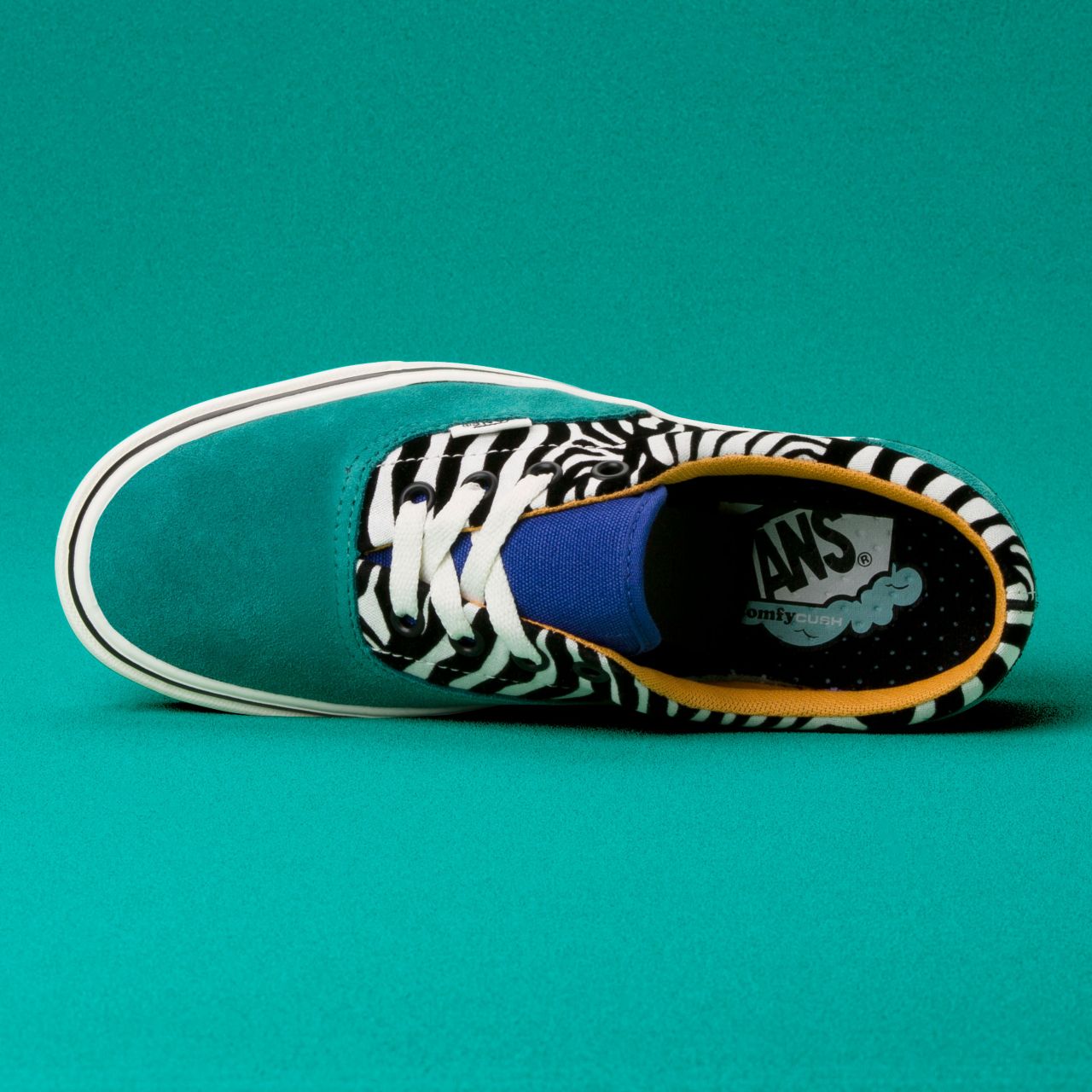 Vans Zebra ComfyCush Era Classic Womens - (Zebra) Tidepool/Surf the web VN0A3WM9VWT Shoes