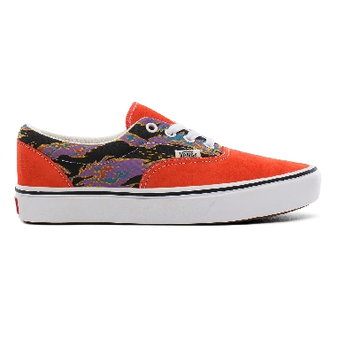 Vans Suede ComfyCush Era Classic Womens - (Suede) spicy orange/tiger camo VN0A3WM9TFE Shoes