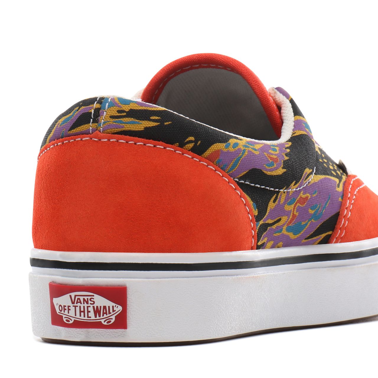 Vans Suede ComfyCush Era Classic Womens - (Suede) spicy orange/tiger camo VN0A3WM9TFE Shoes