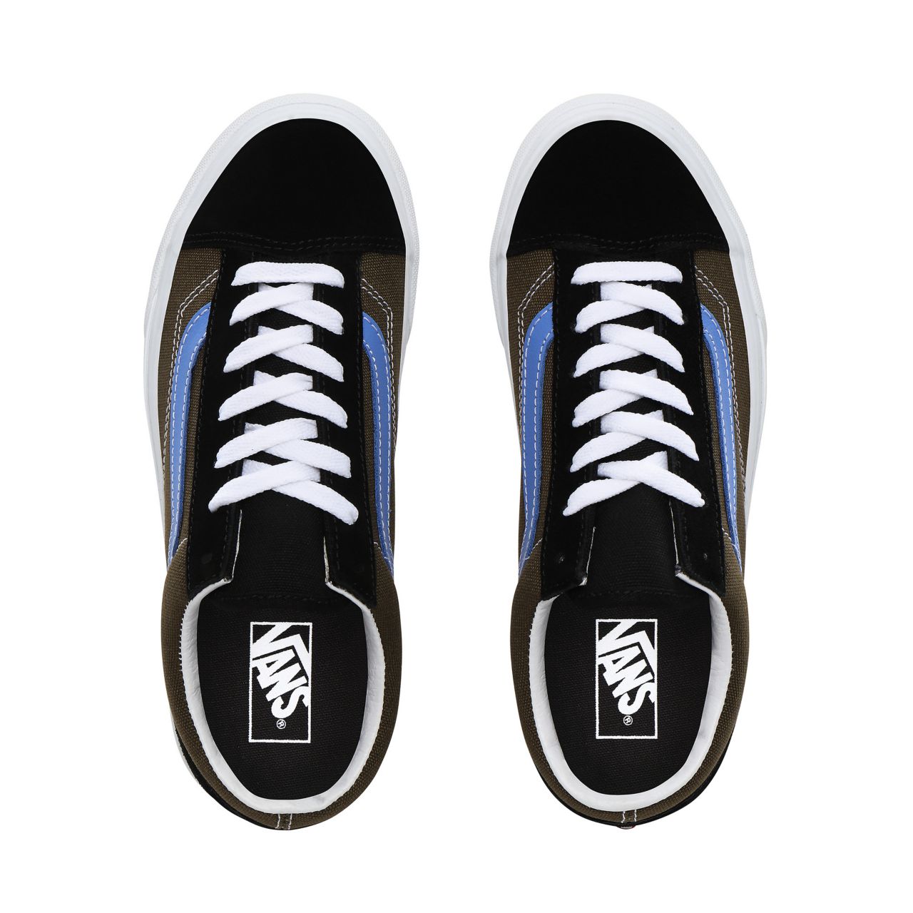 Vans Vintage Sport Style 36 Classic Womens - (Vintage Sport) beech/ultramarine VN0A3DZ3TGQ Shoes